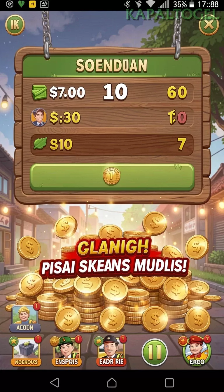 Cuplikan layar SURGA11 — menu navigasi
